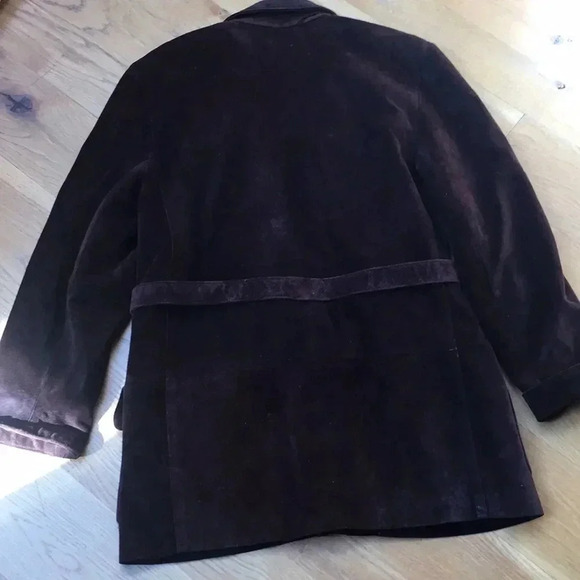Ann Taylor Suede Coat. Large - Picture 4 of 6
